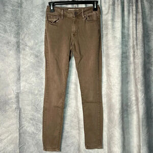 Bullhead Light Brown High Rise Skinniest Jeans - size 3